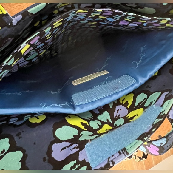 Vera Bradley Indigo Pop Laptop Travel Tote retired bag - Picture 5 of 5